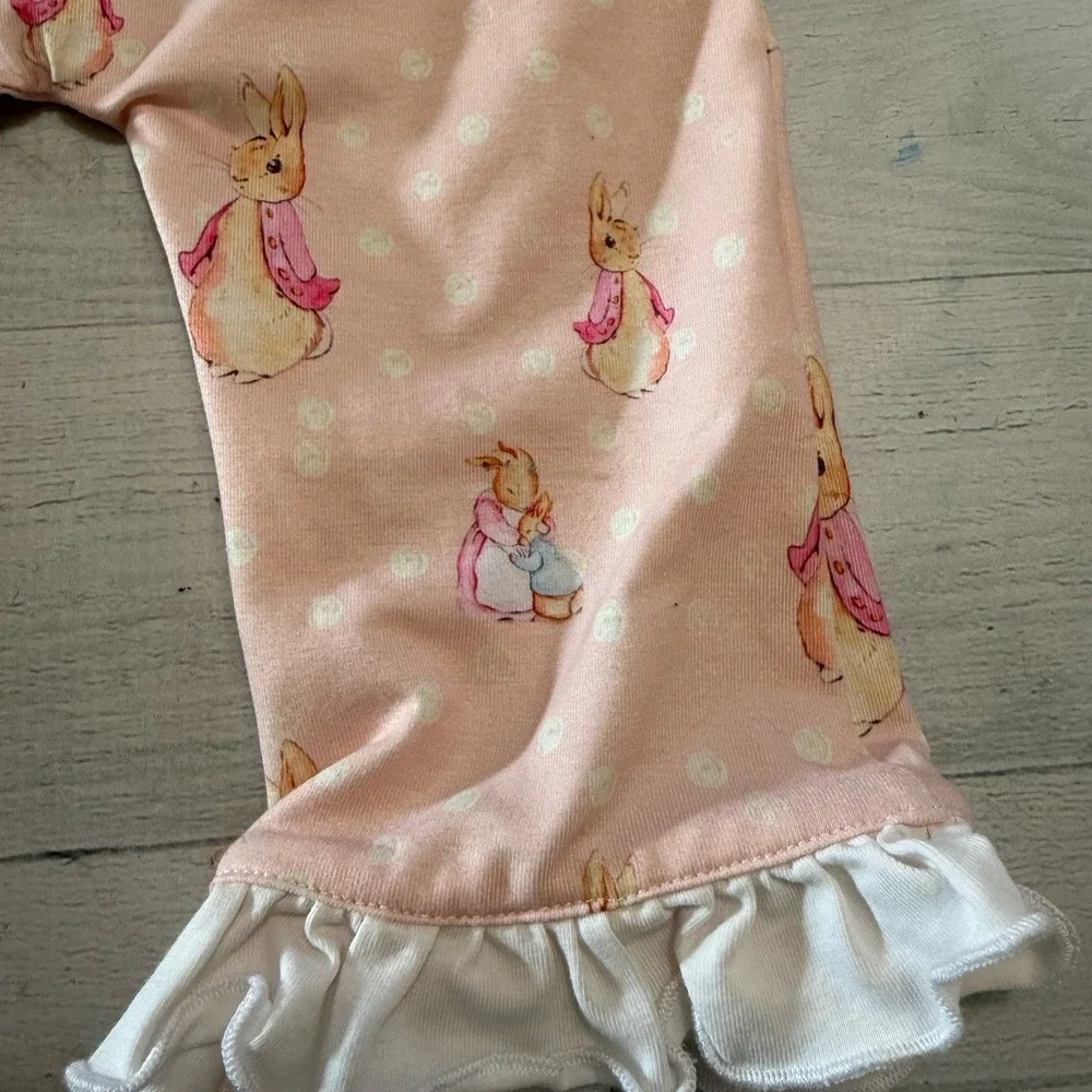 Saving‎ Grace and smocks baby girls Peter rabbit one piece romper 12 months